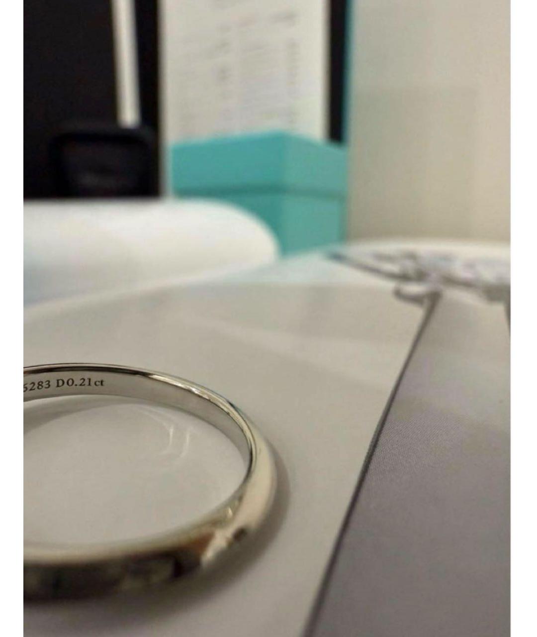 TIFFANY&CO Белое платиновое кольцо, фото 3