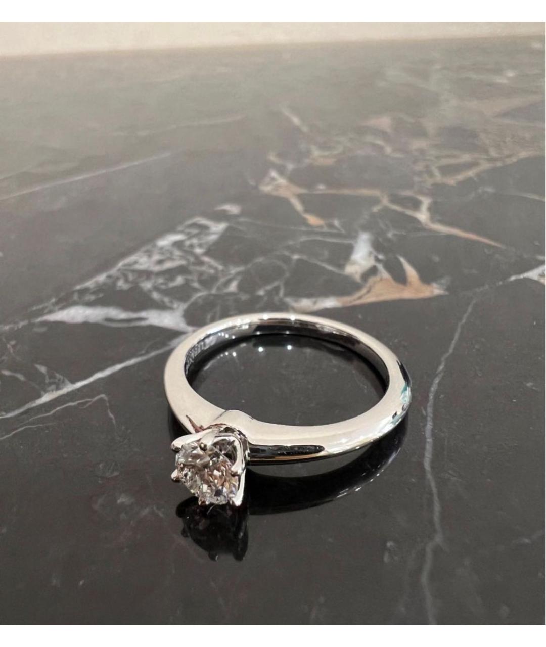 TIFFANY&CO Белое платиновое кольцо, фото 6