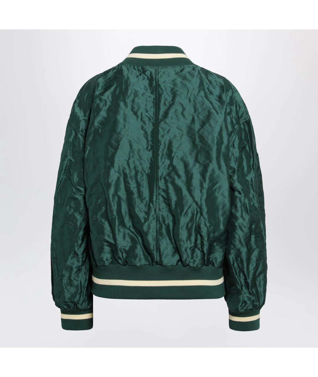 LOEWE Зеленая полиэстеровая куртка, фото 2