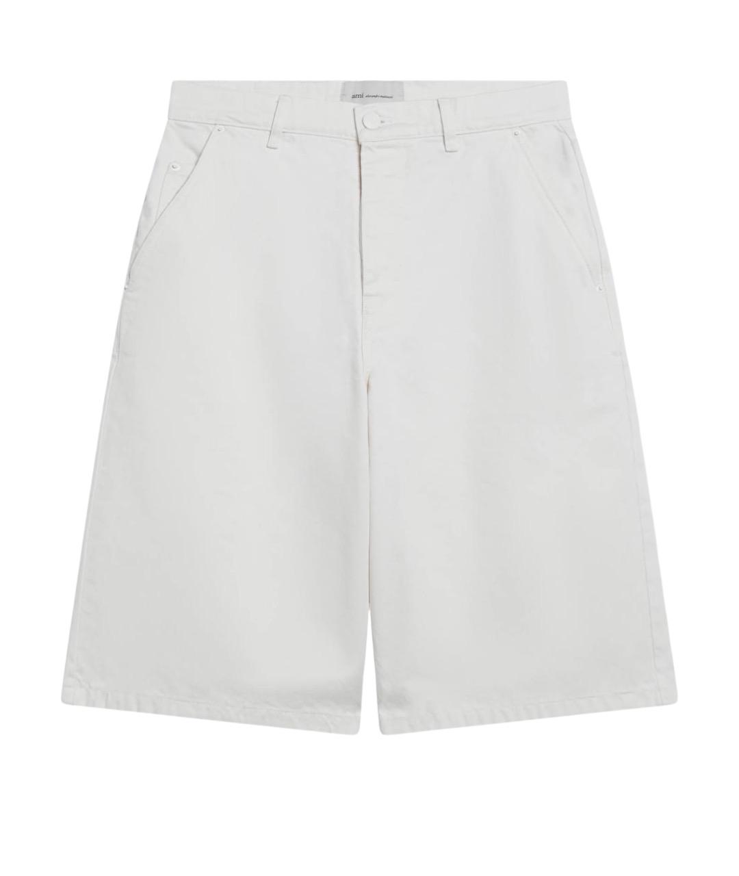 Ami Paris Белые хлопковые шорты, фото 1