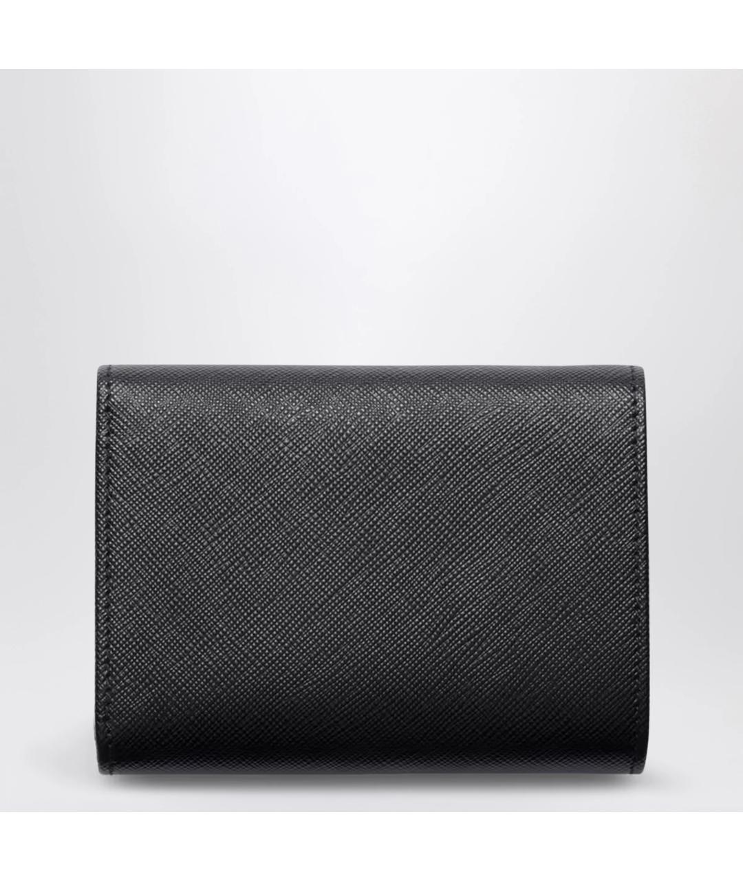 PRADA Черный кожаный кошелек, фото 2
