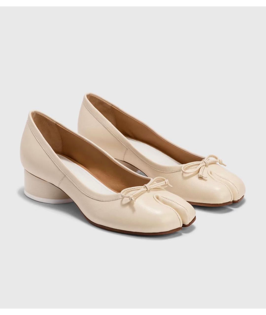 MAISON MARGIELA Кожаные балетки, фото 3