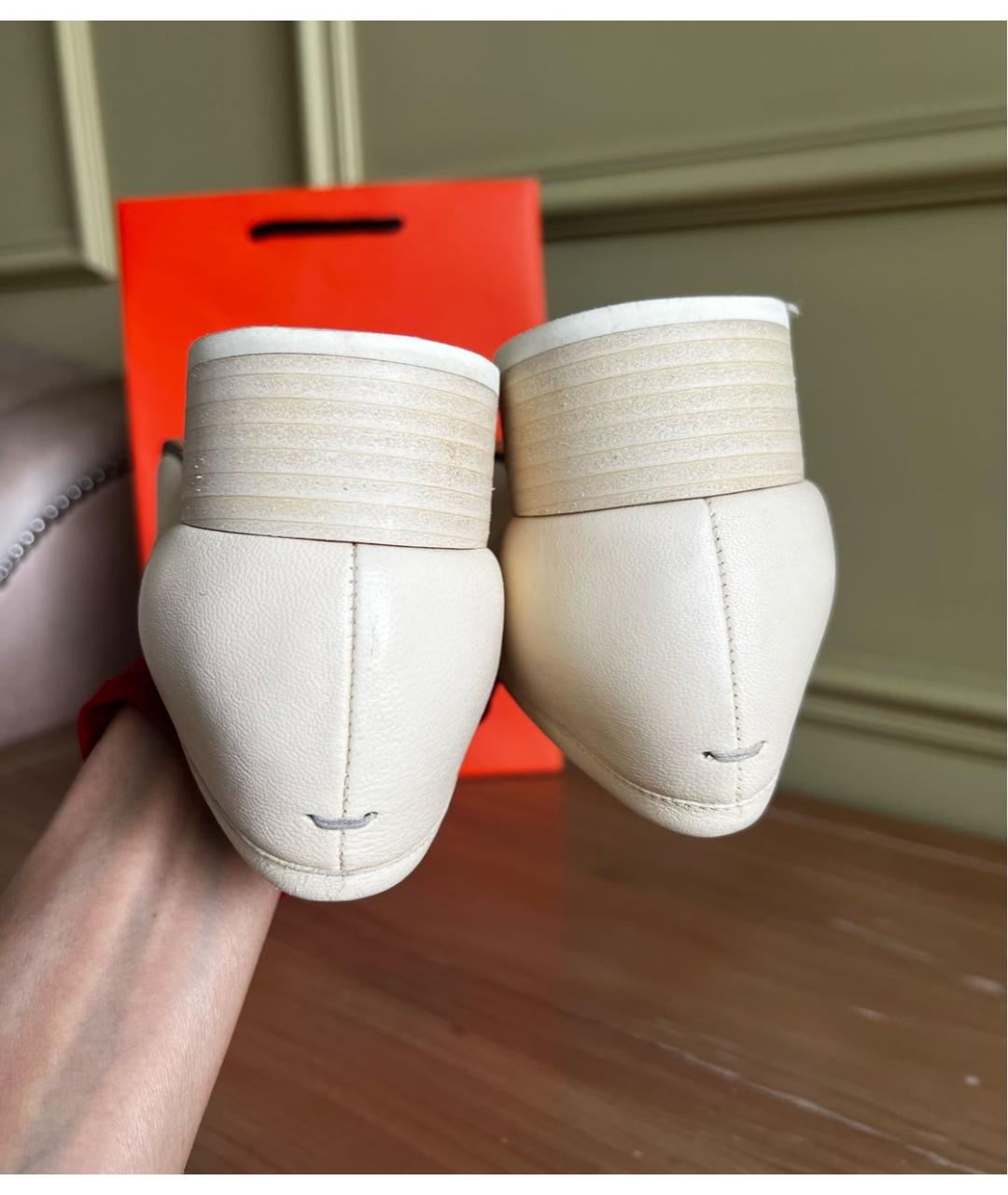 MAISON MARGIELA Кожаные балетки, фото 8