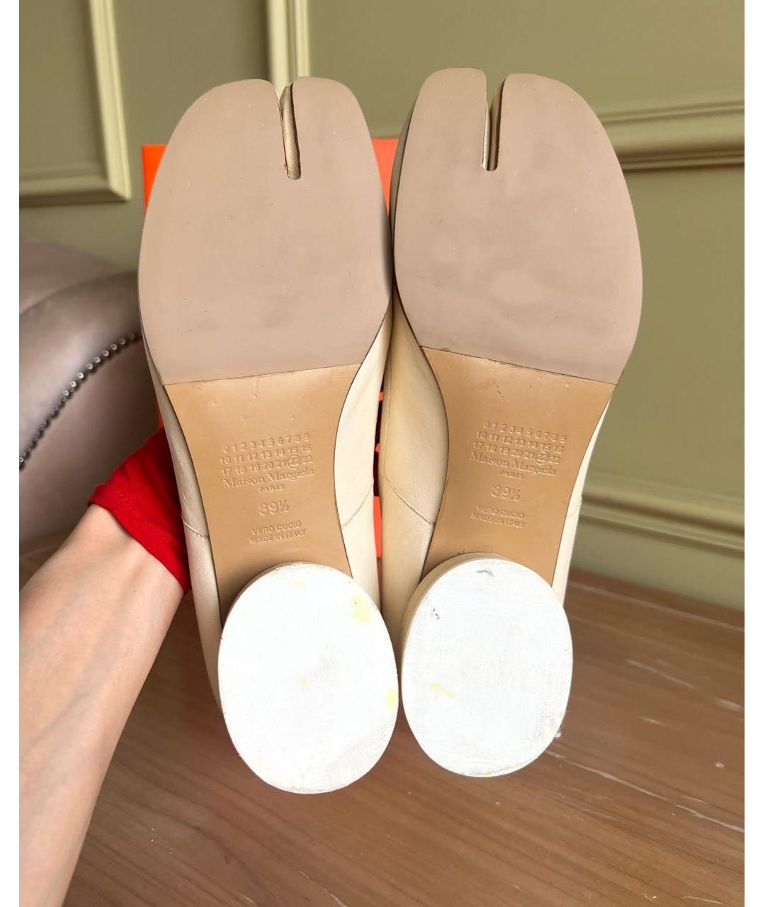 MAISON MARGIELA Кожаные балетки, фото 7