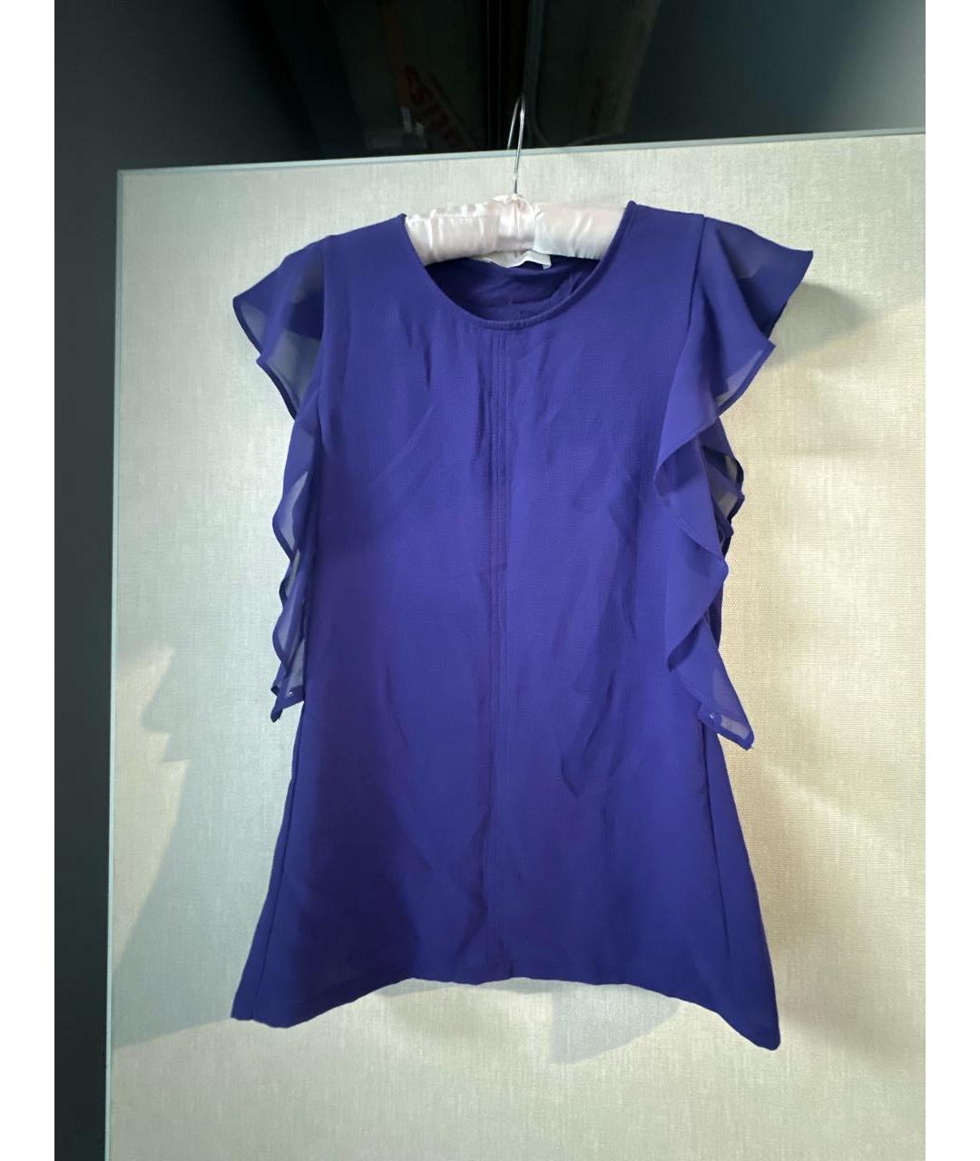 HUGO BOSS Фиолетовая полиэстеровая блузы, фото 5