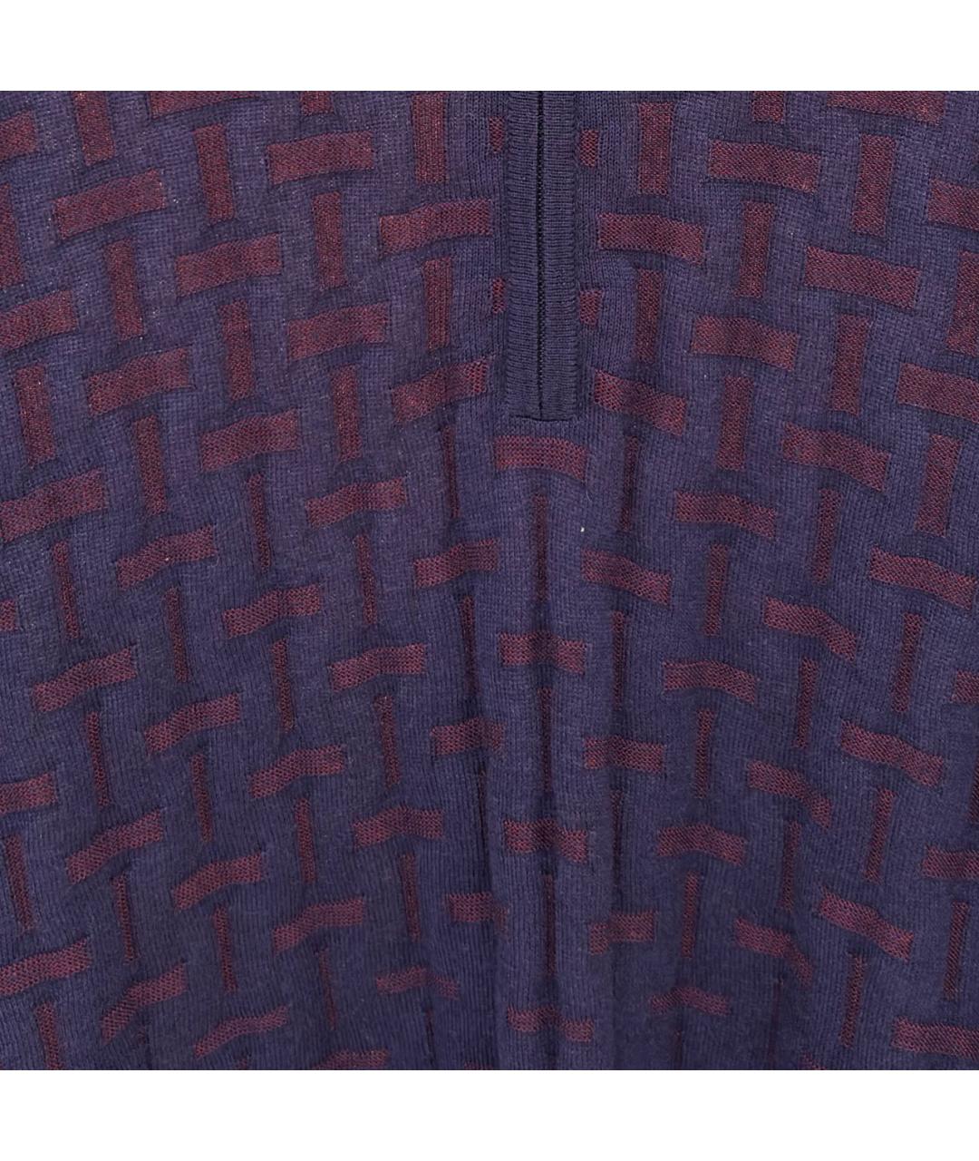 ZILLI Темно-синий кашемировый джемпер / свитер, фото 4