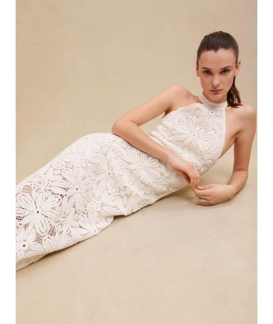 MAJE Белое коктейльное платье, фото 7