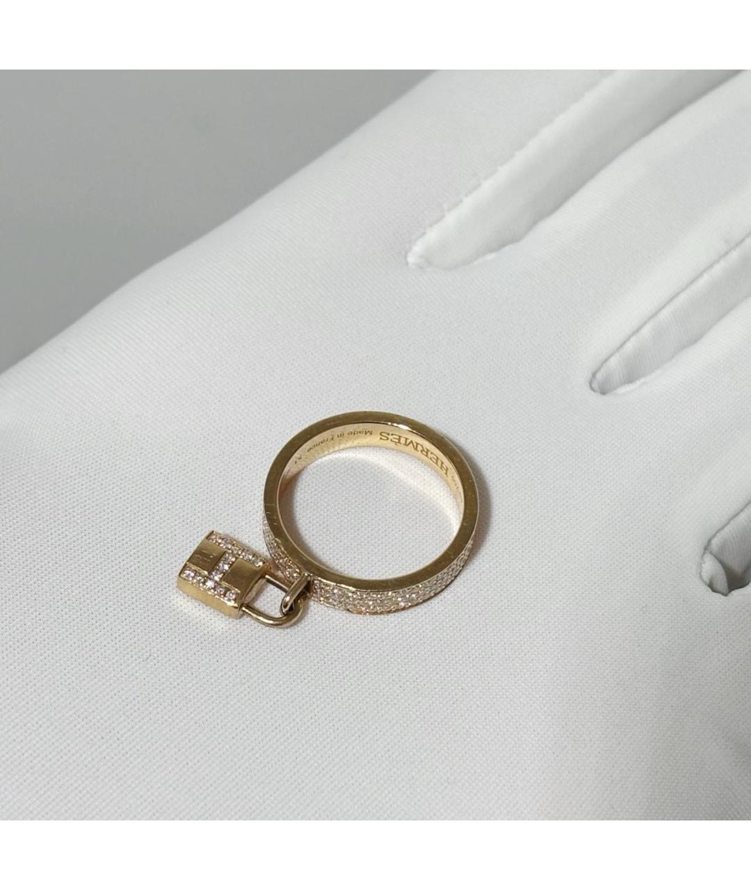 HERMES Розовое кольцо из розового золота, фото 3