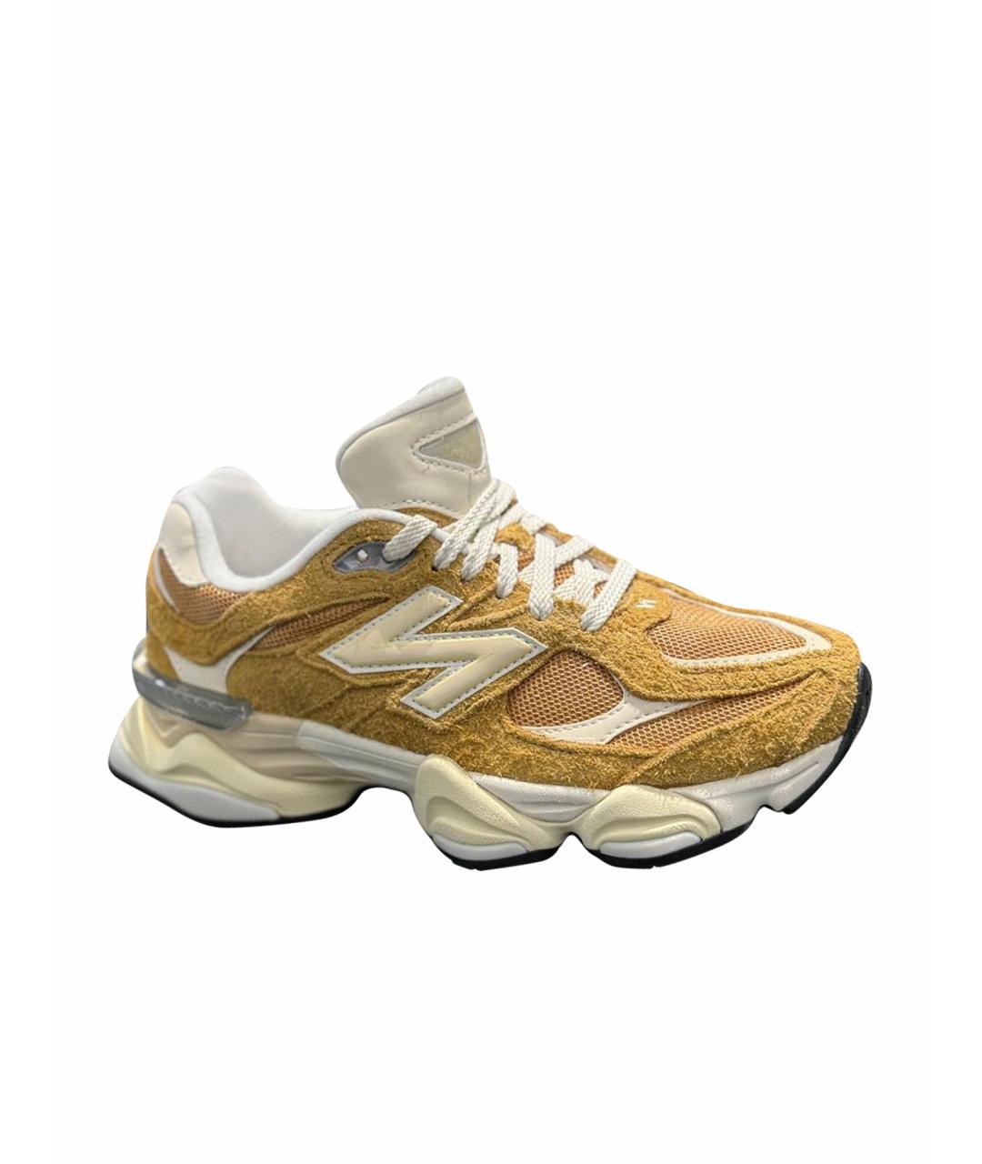 NEW BALANCE Коричневые замшевые кроссовки, фото 1