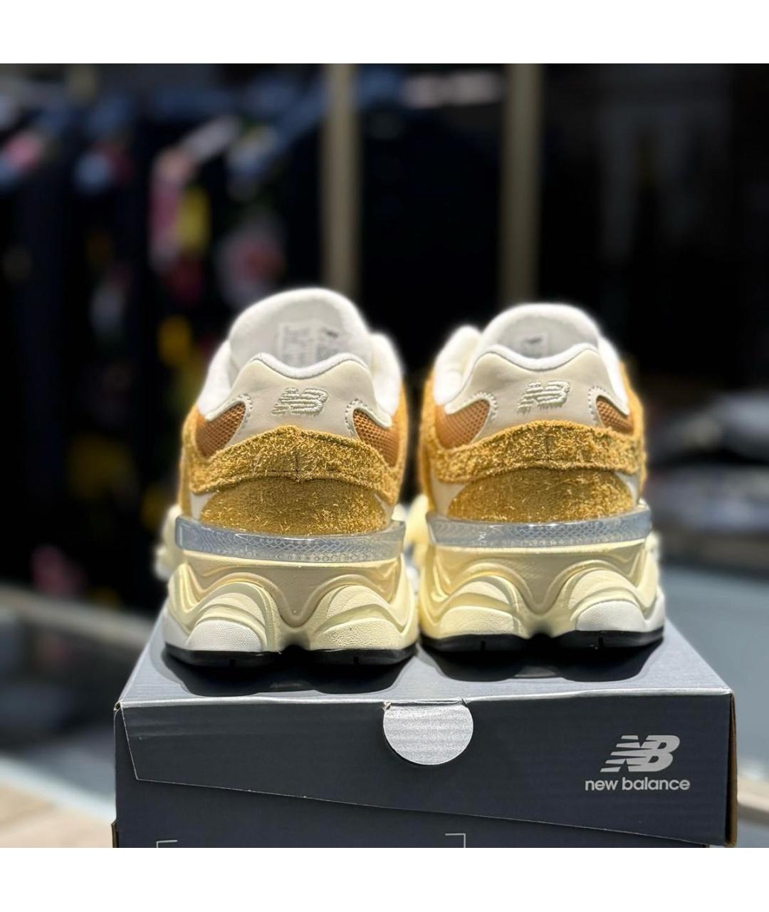 NEW BALANCE Коричневые замшевые кроссовки, фото 4