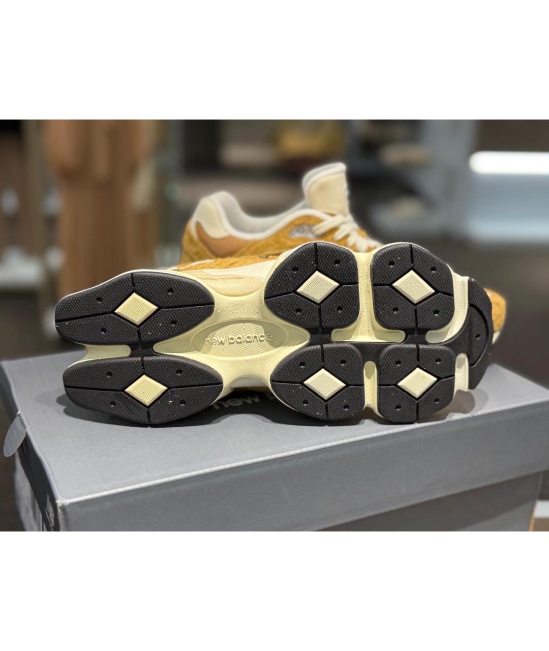 NEW BALANCE Коричневые замшевые кроссовки, фото 5