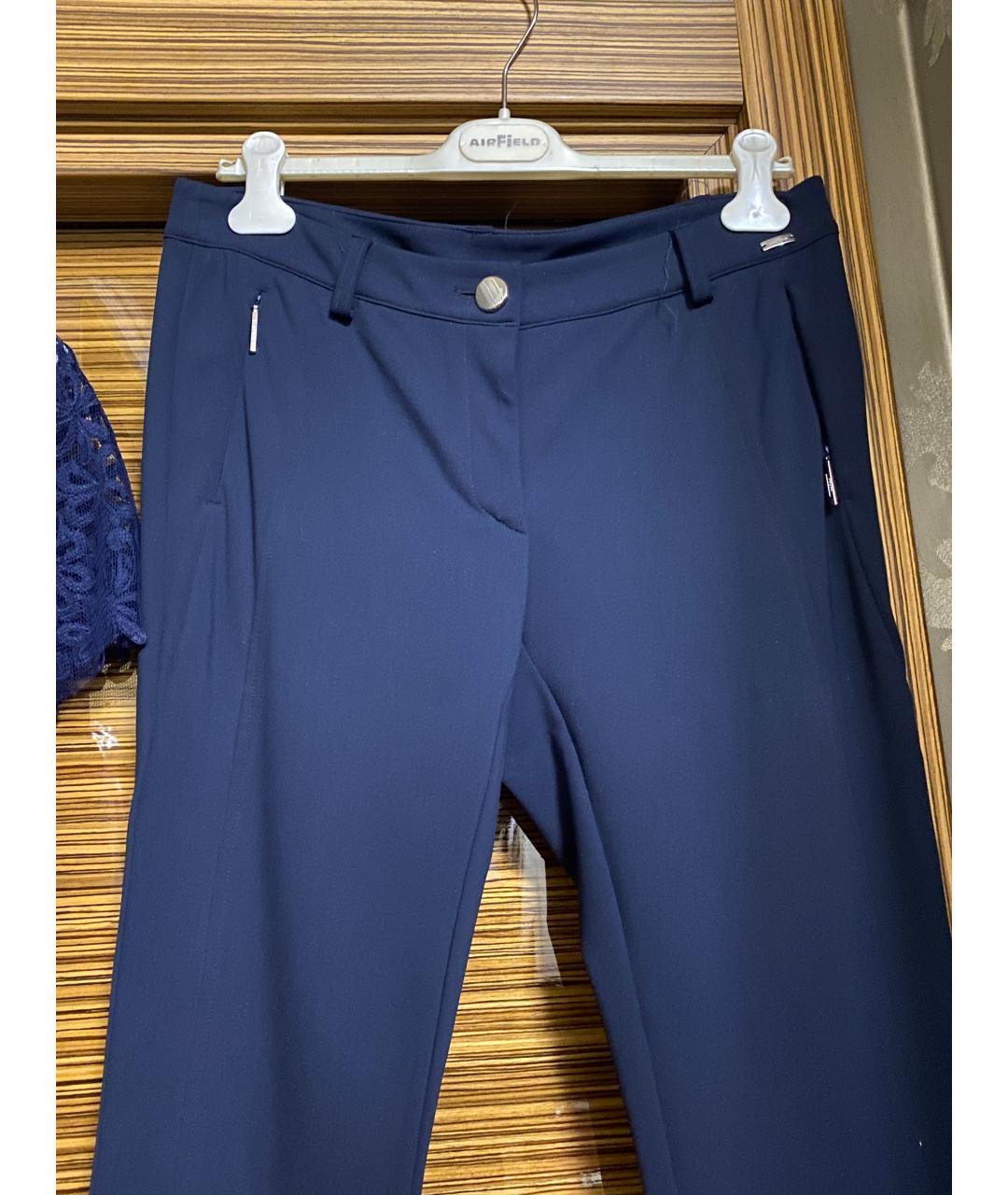 ERMANNO SCERVINO Синий вискозный костюм с брюками, фото 5