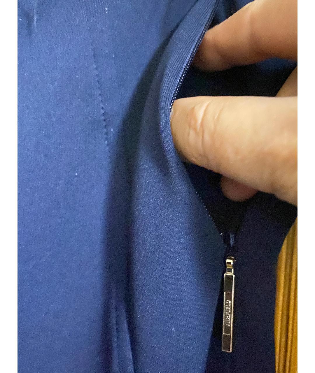 ERMANNO SCERVINO Синий вискозный костюм с брюками, фото 6