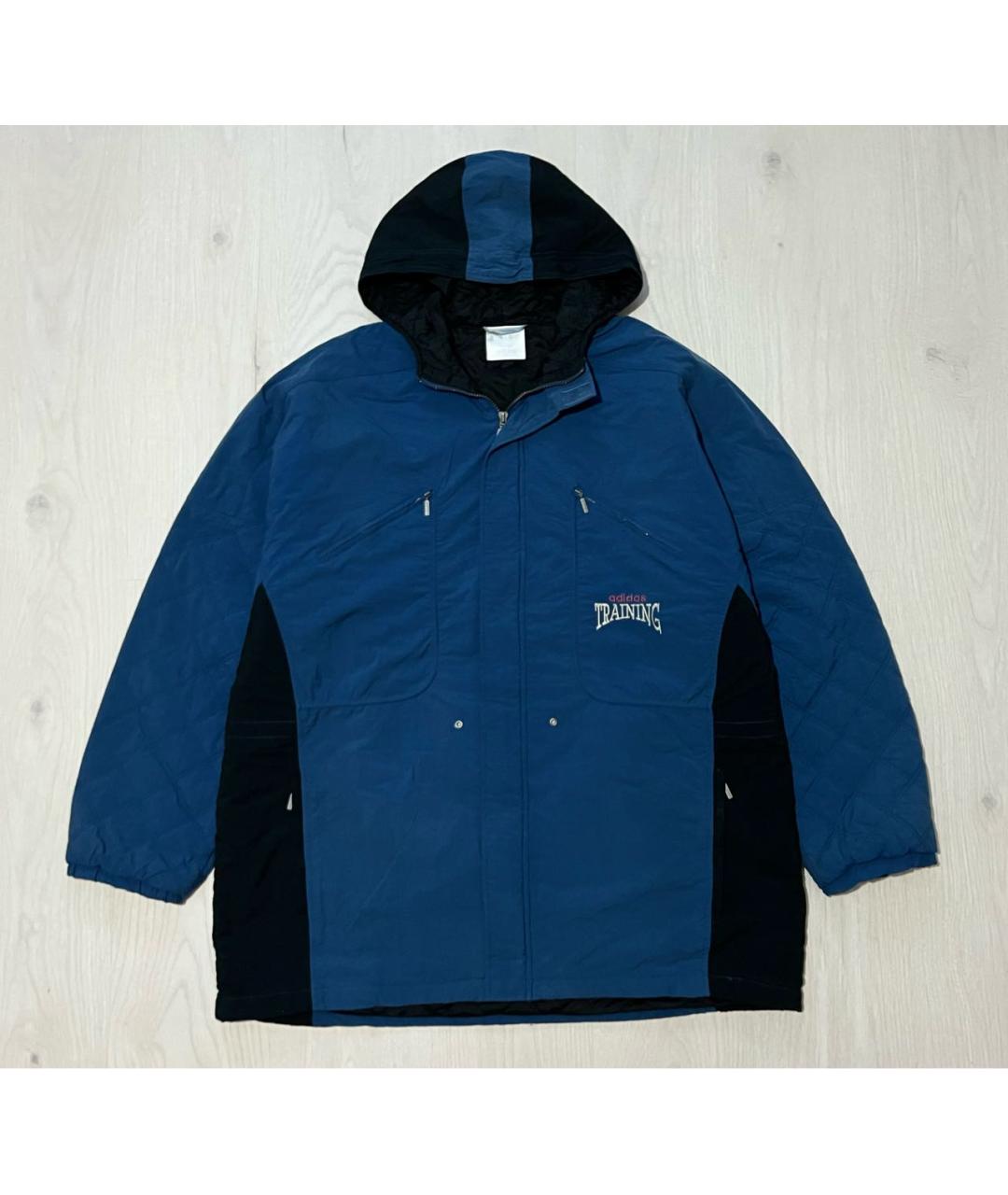 ADIDAS Синяя полиамидовая куртка, фото 8