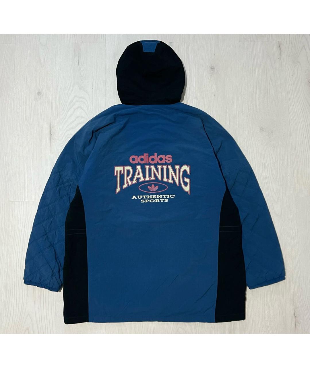 ADIDAS Синяя полиамидовая куртка, фото 2