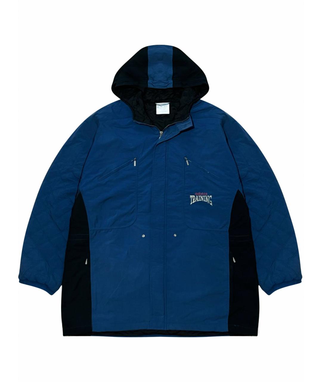 ADIDAS Синяя полиамидовая куртка, фото 1