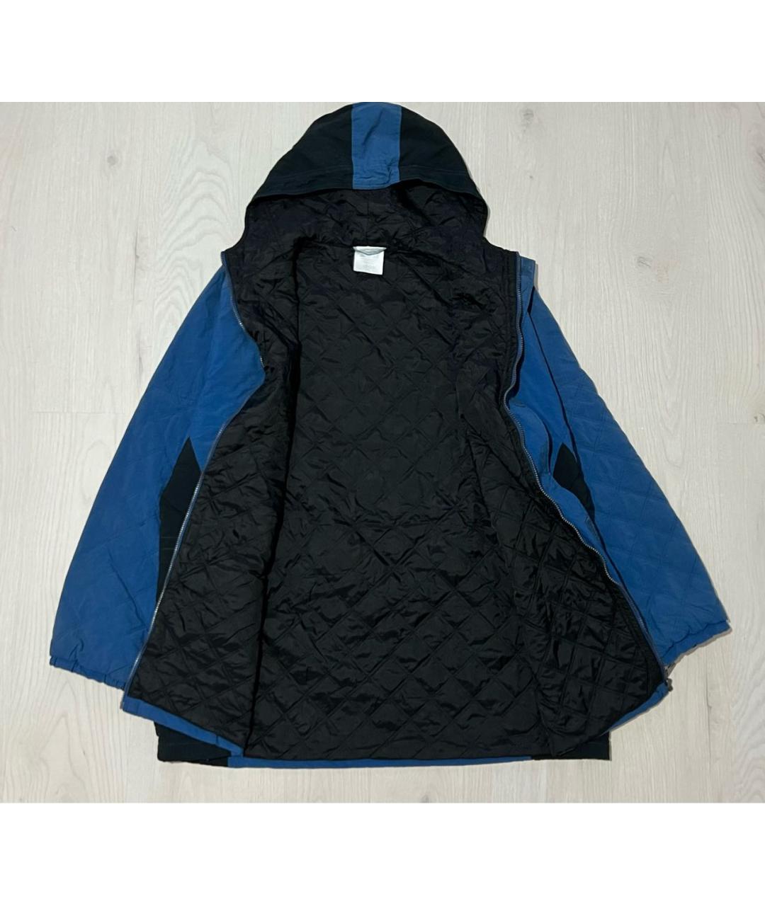 ADIDAS Синяя полиамидовая куртка, фото 5