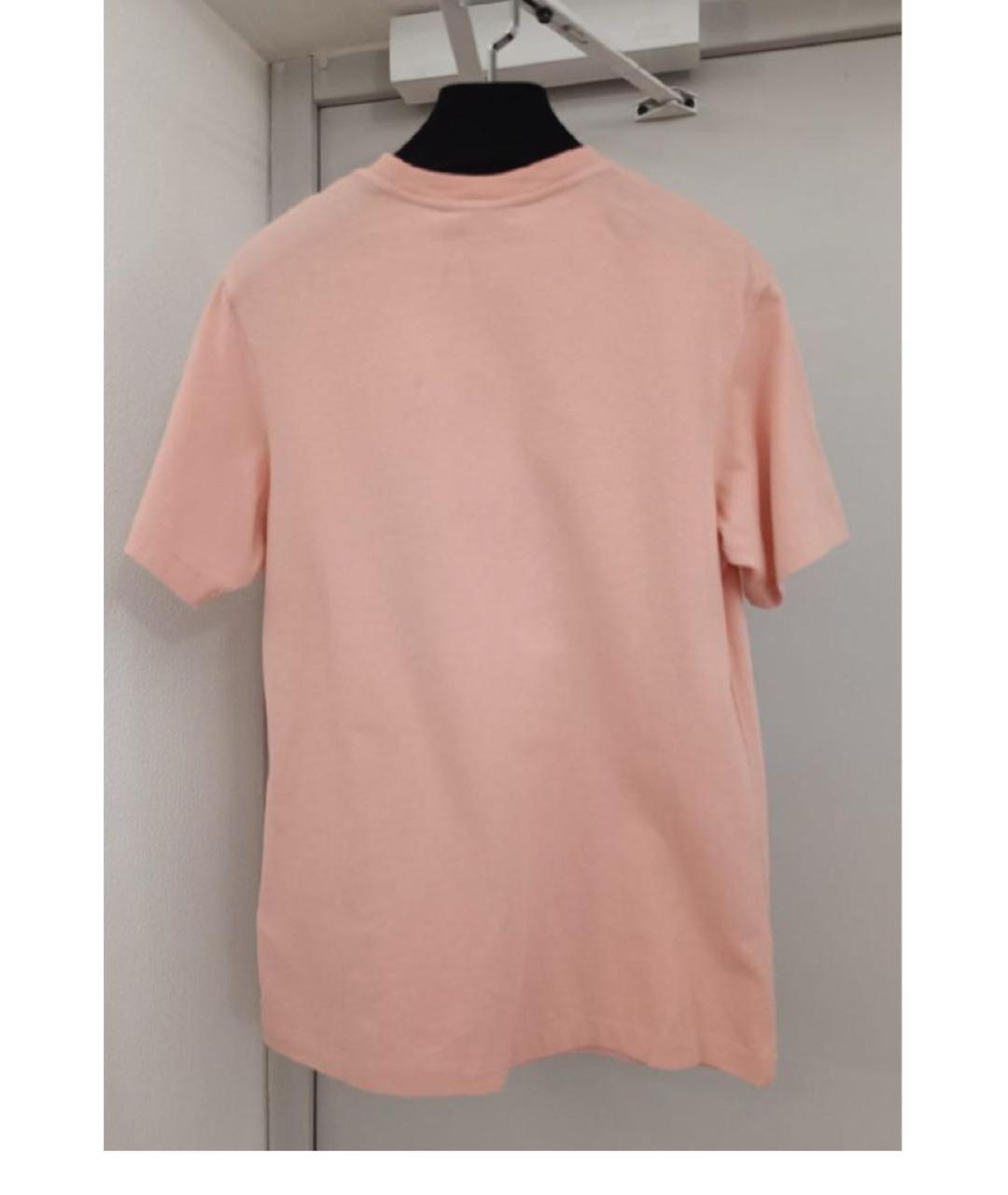 SPORTY AND RICH Коралловая хлопковая футболка, фото 2