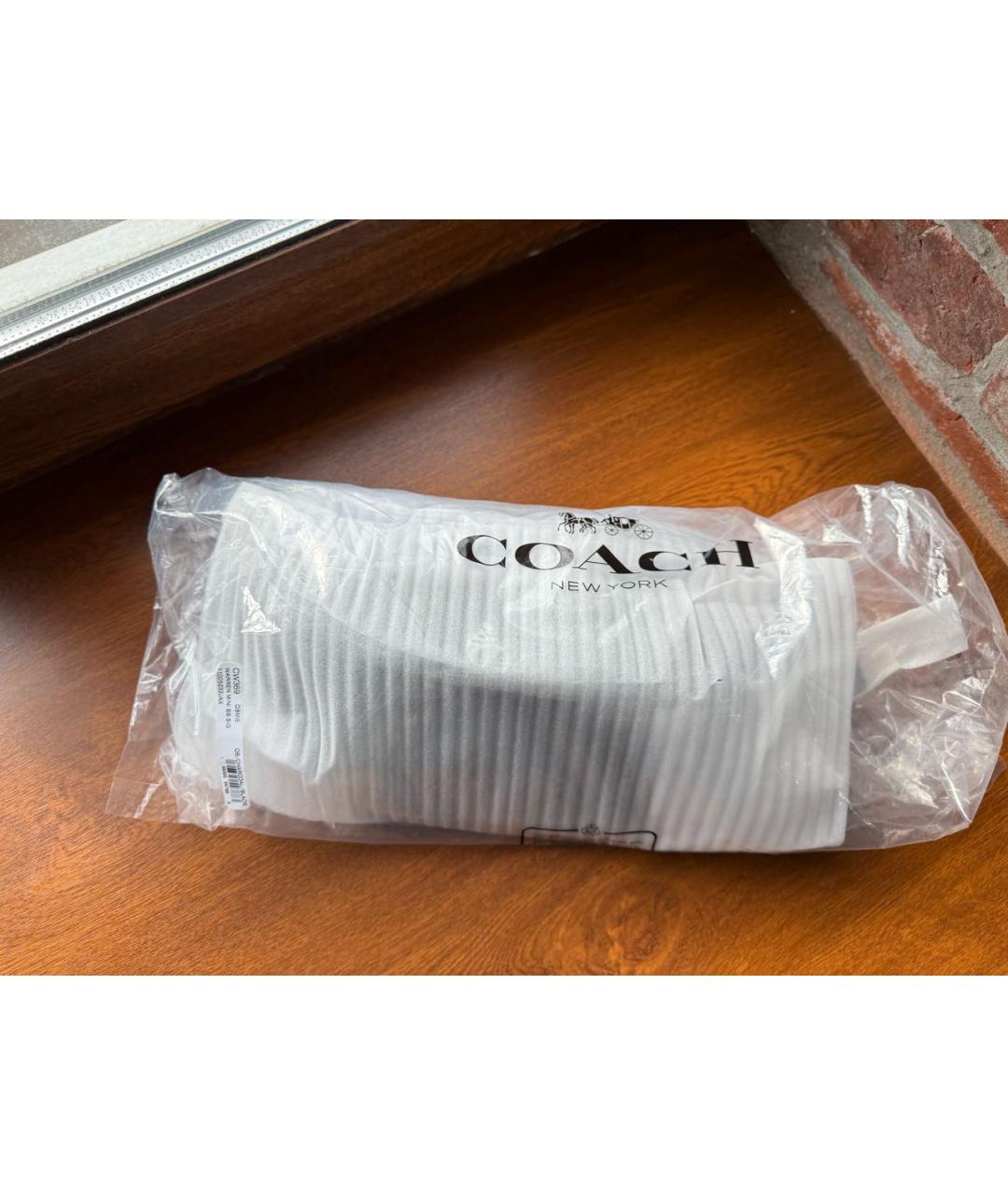 COACH Черная поясная сумка, фото 8