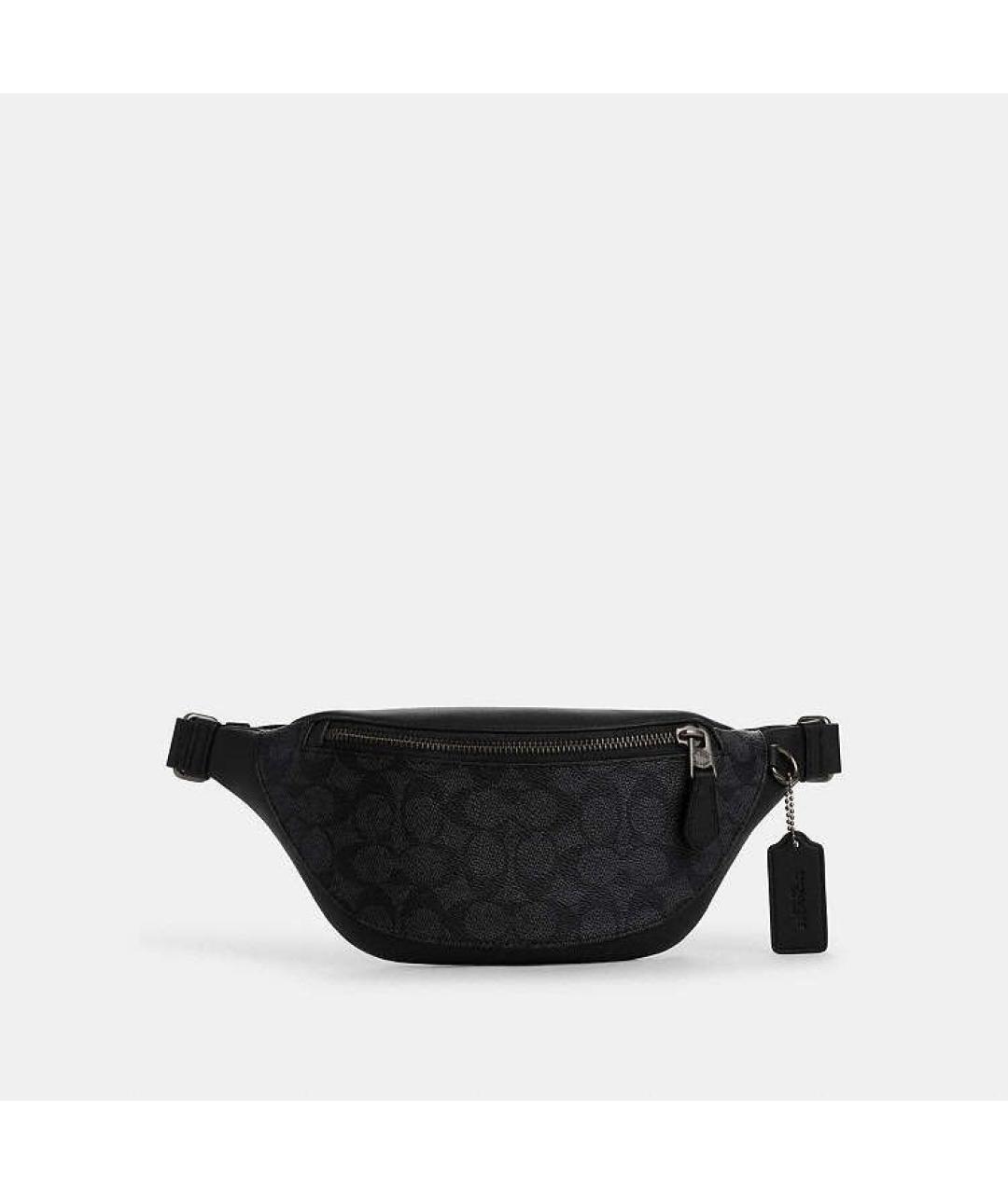 COACH Черная поясная сумка, фото 9