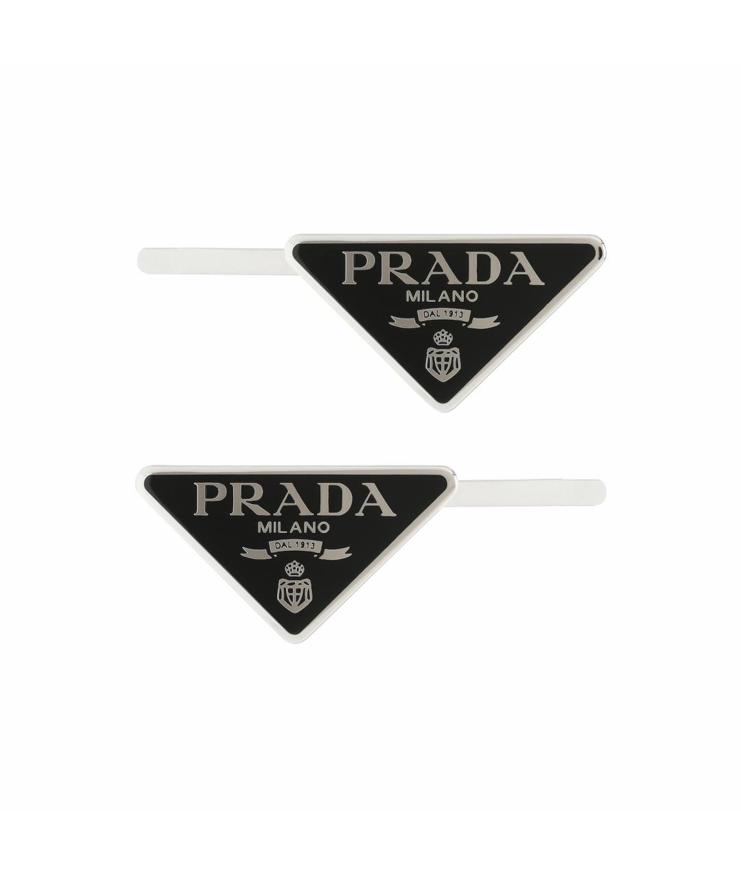 PRADA Черная заколка, фото 1