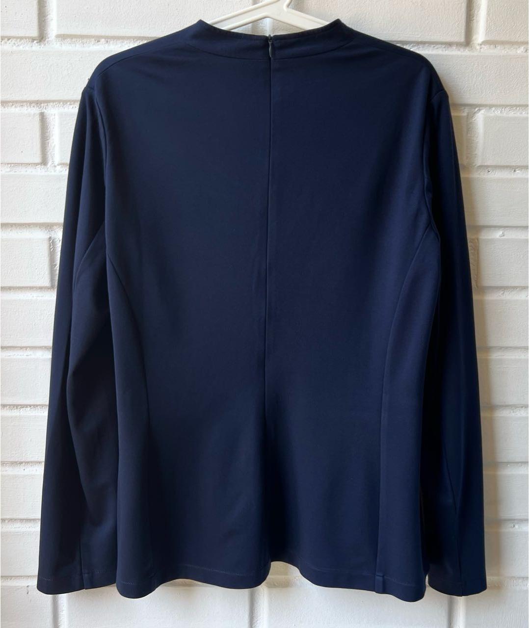 CHRISTIAN DIOR Темно-синий джемпер / свитер, фото 2