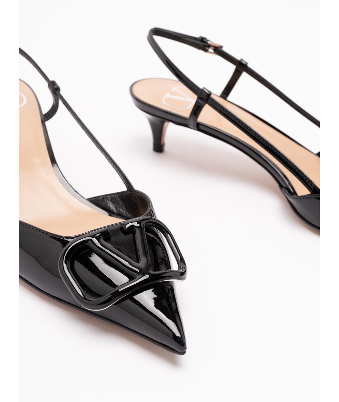 VALENTINO Черные туфли из лакированной кожи, фото 5