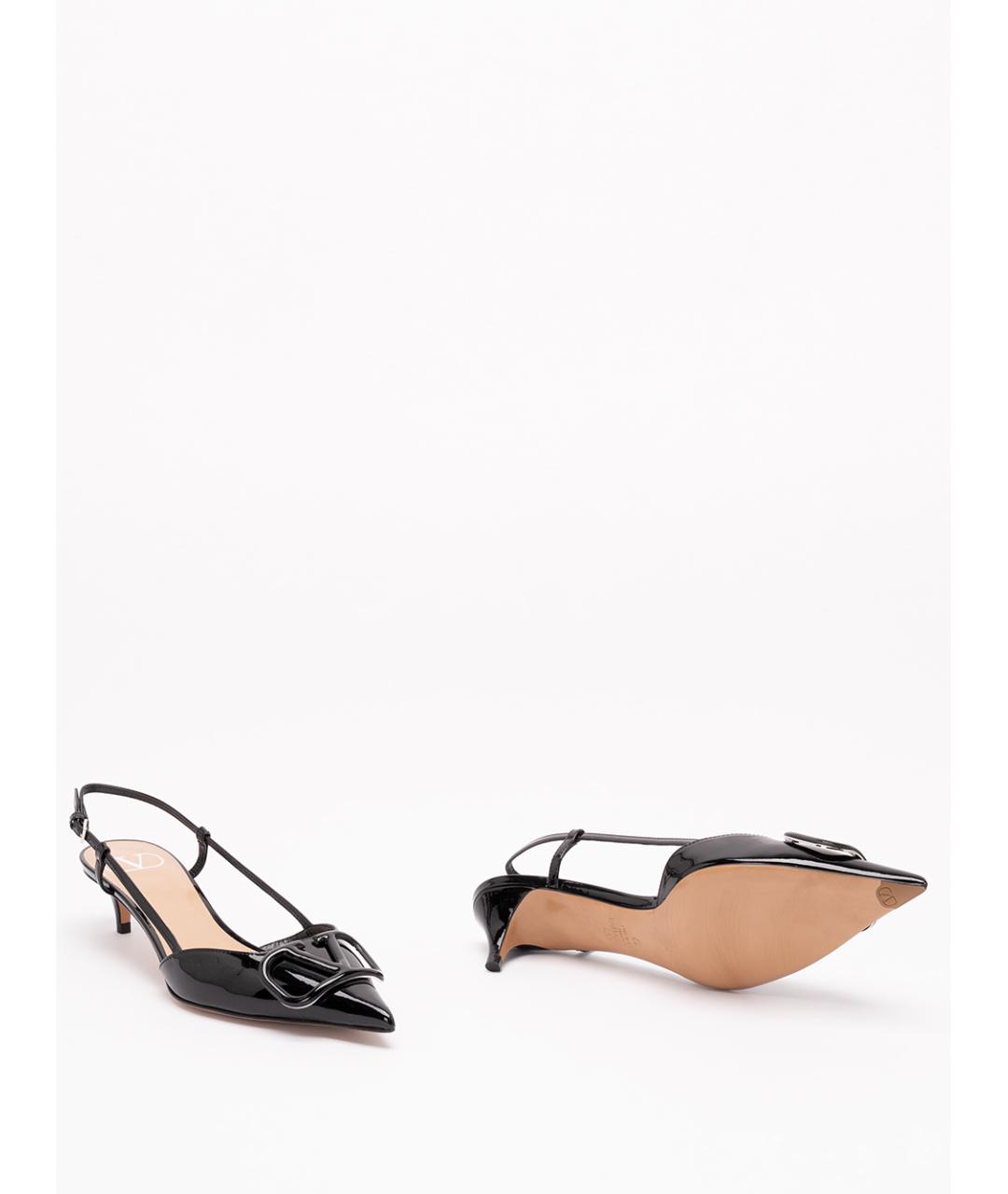 VALENTINO Черные туфли из лакированной кожи, фото 4