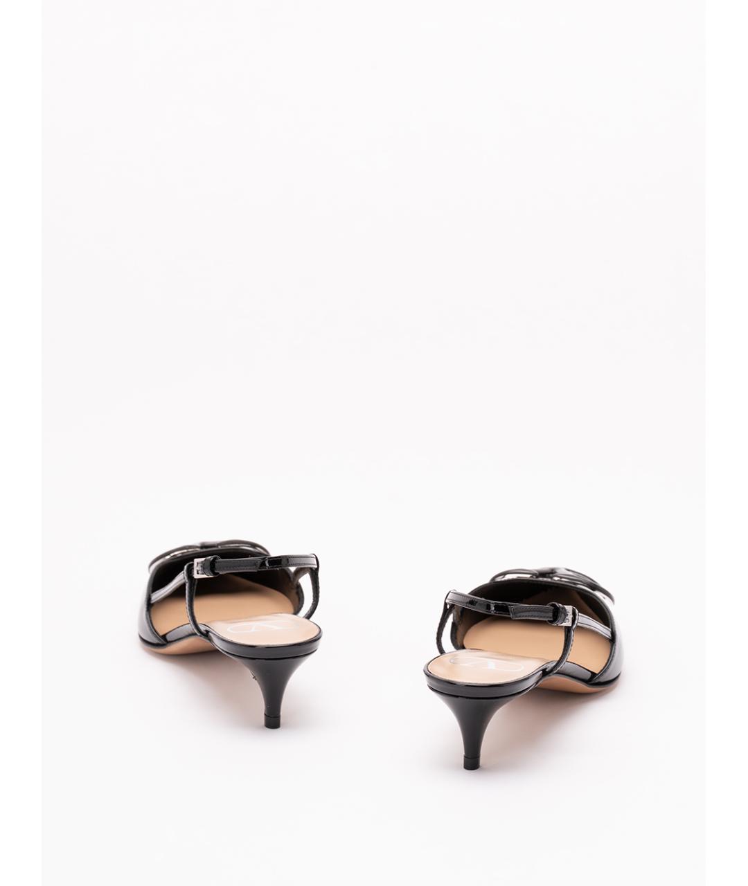 VALENTINO Черные туфли из лакированной кожи, фото 3