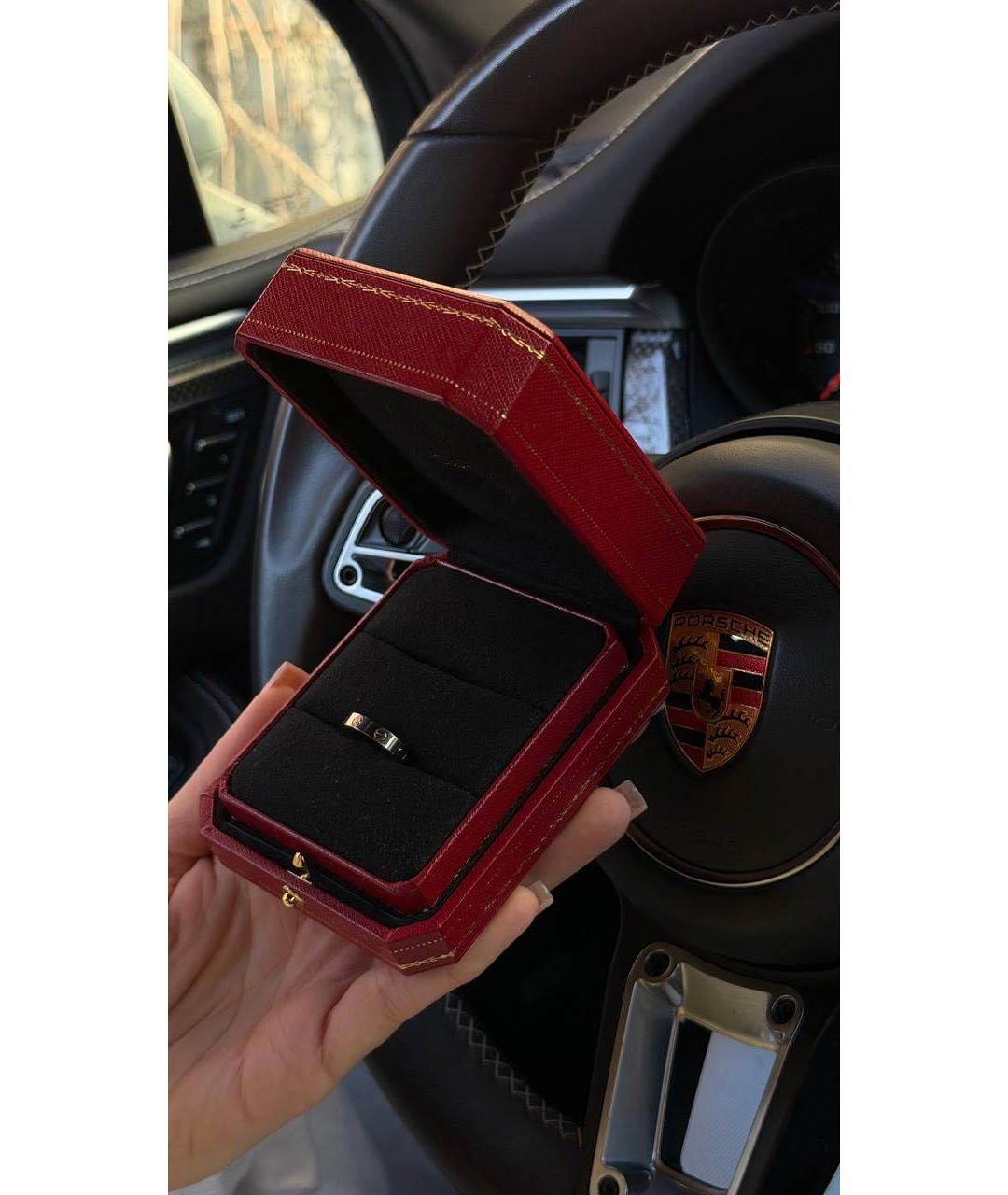 CARTIER Серебряное кольцо из белого золота, фото 2