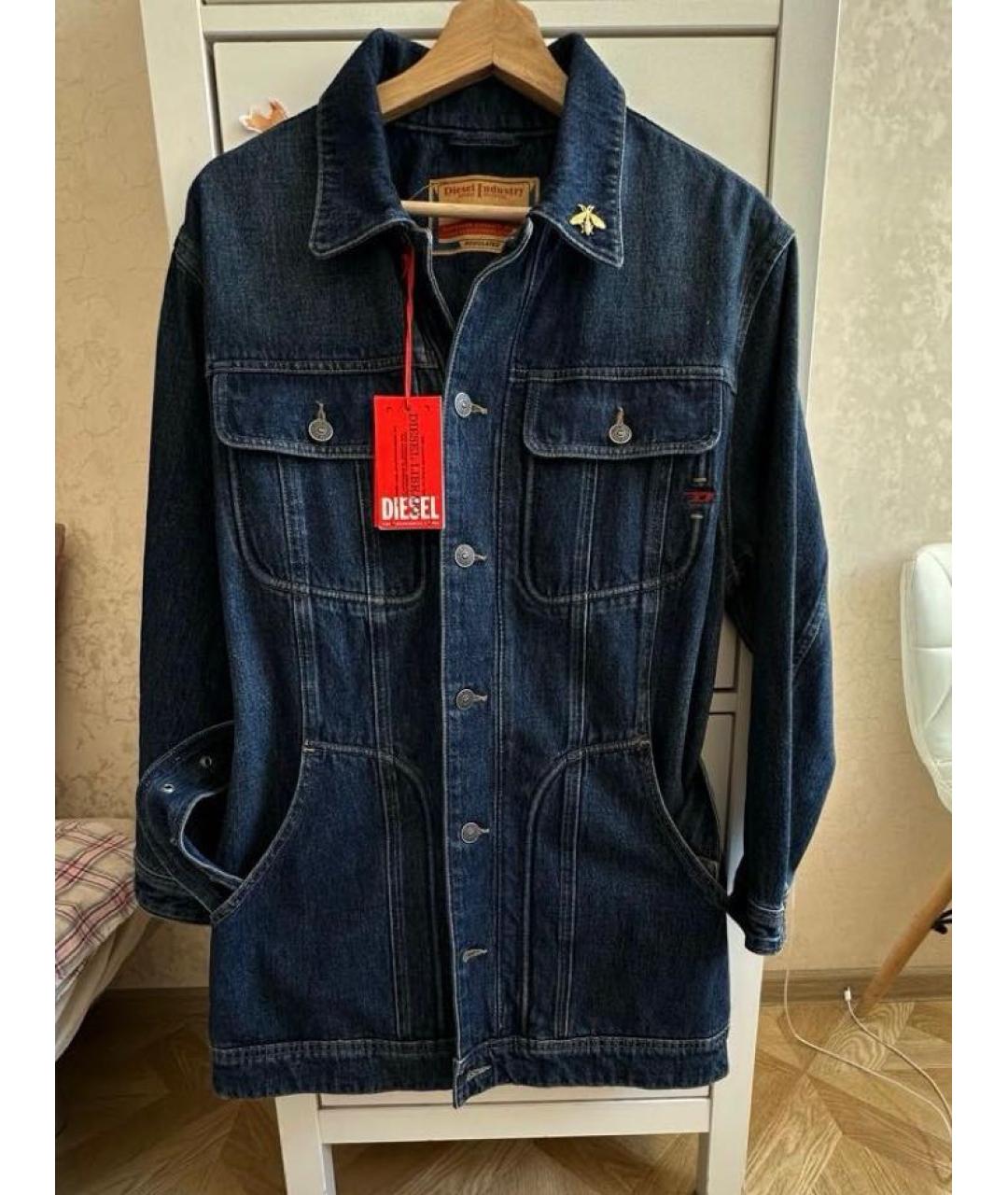 DIESEL Синий деним жакет/пиджак, фото 8