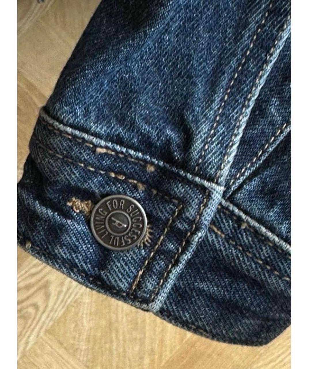 DIESEL Синий деним жакет/пиджак, фото 5