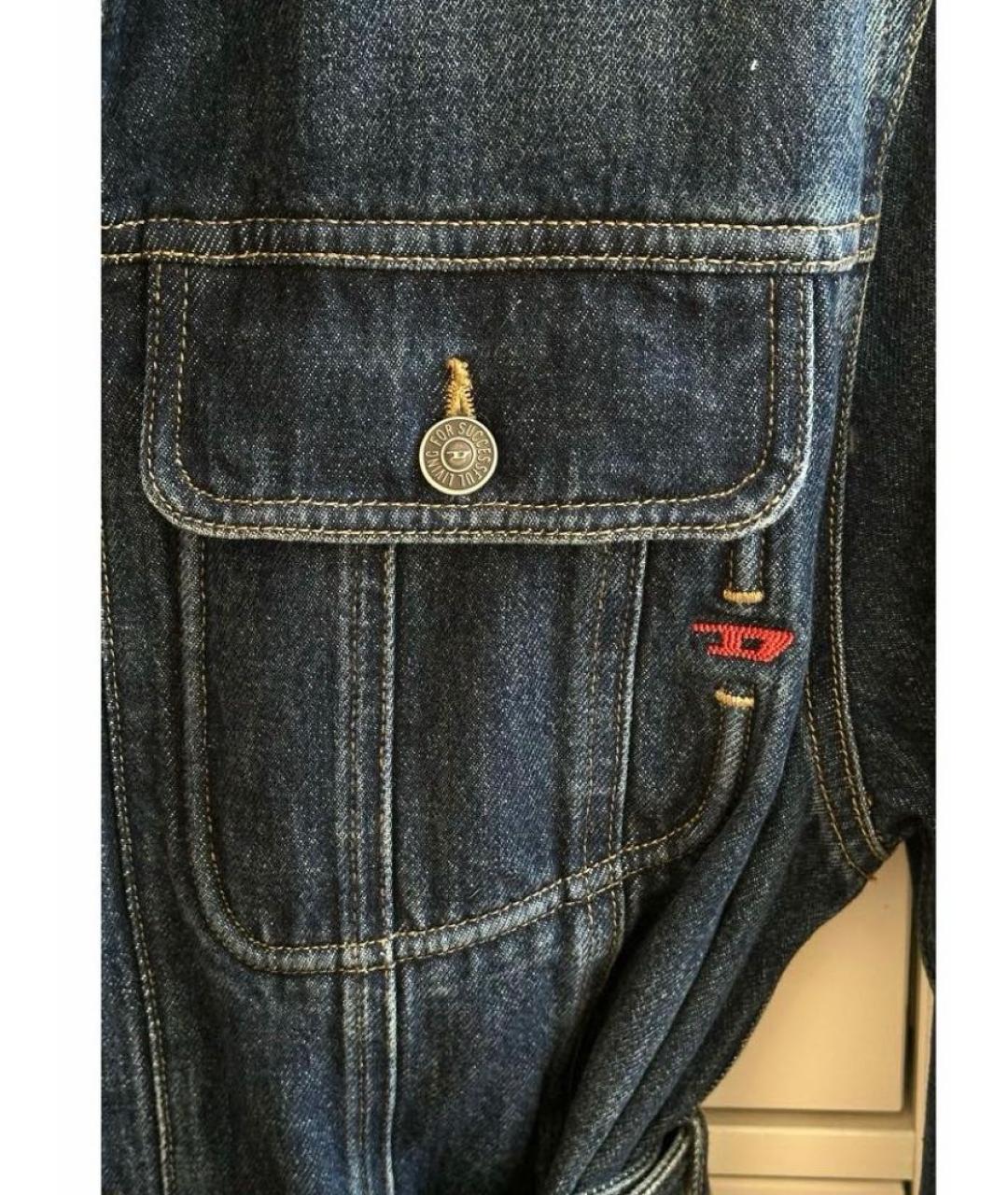 DIESEL Синий деним жакет/пиджак, фото 7