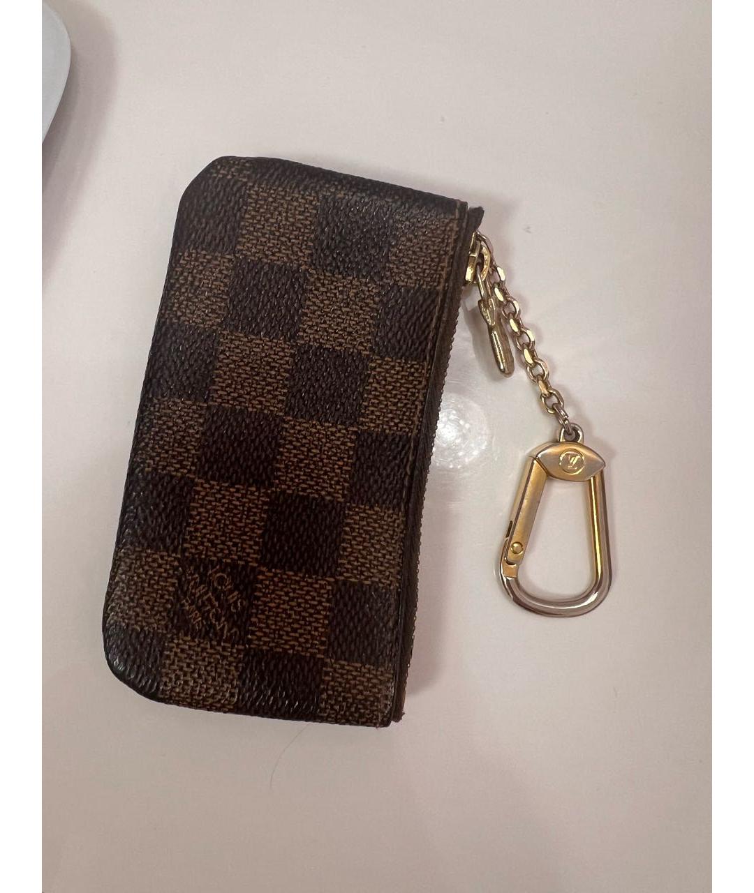 LOUIS VUITTON Коричневая ключница, фото 2