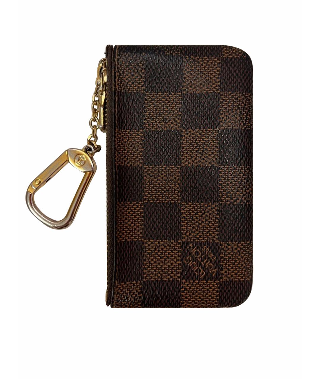 LOUIS VUITTON Коричневая ключница, фото 1