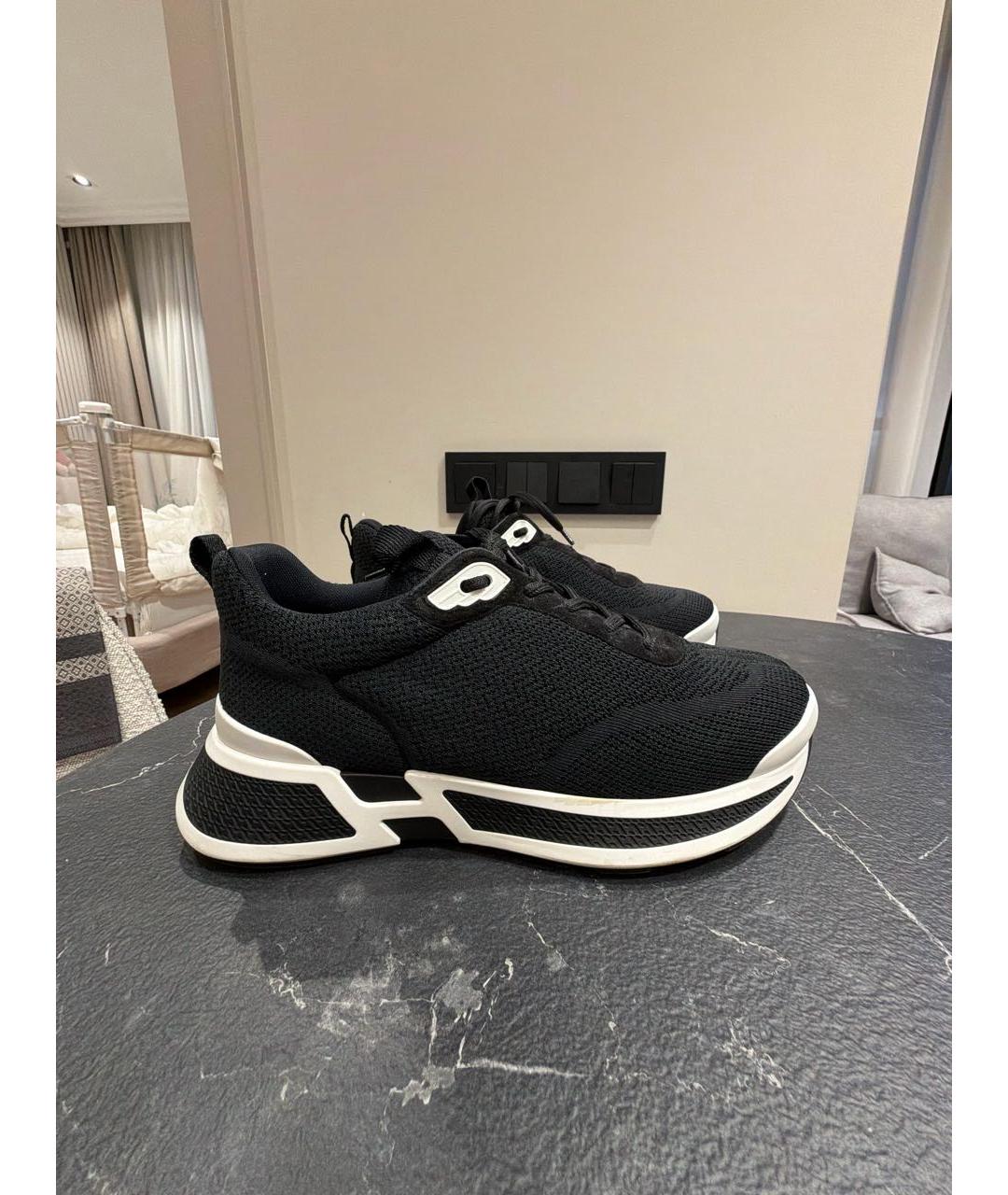 HERMES Черные высокие кроссовки / кеды, фото 5