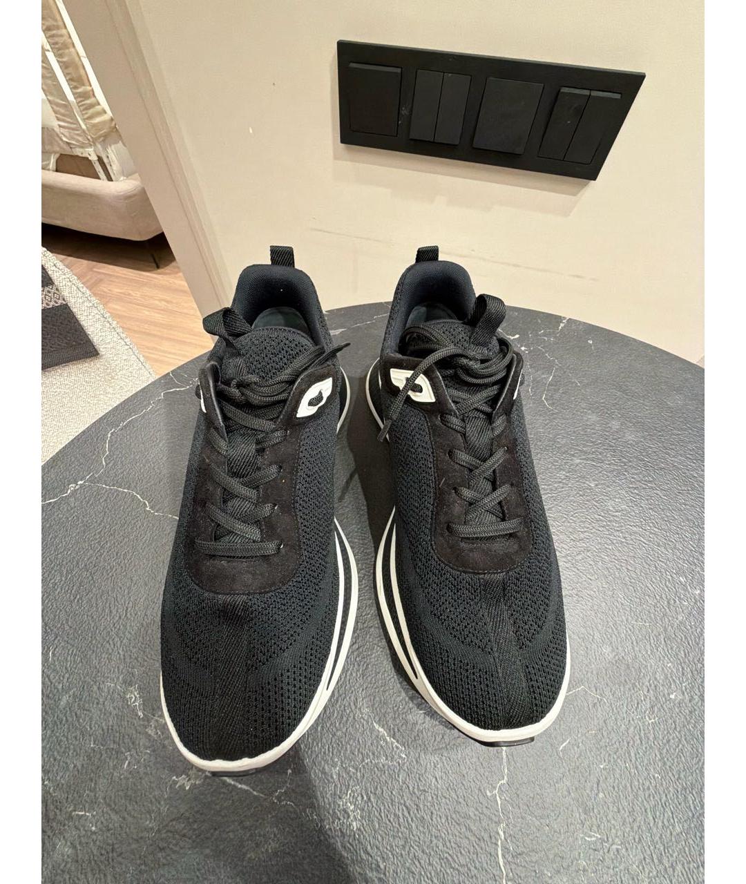 HERMES Черные высокие кроссовки / кеды, фото 2