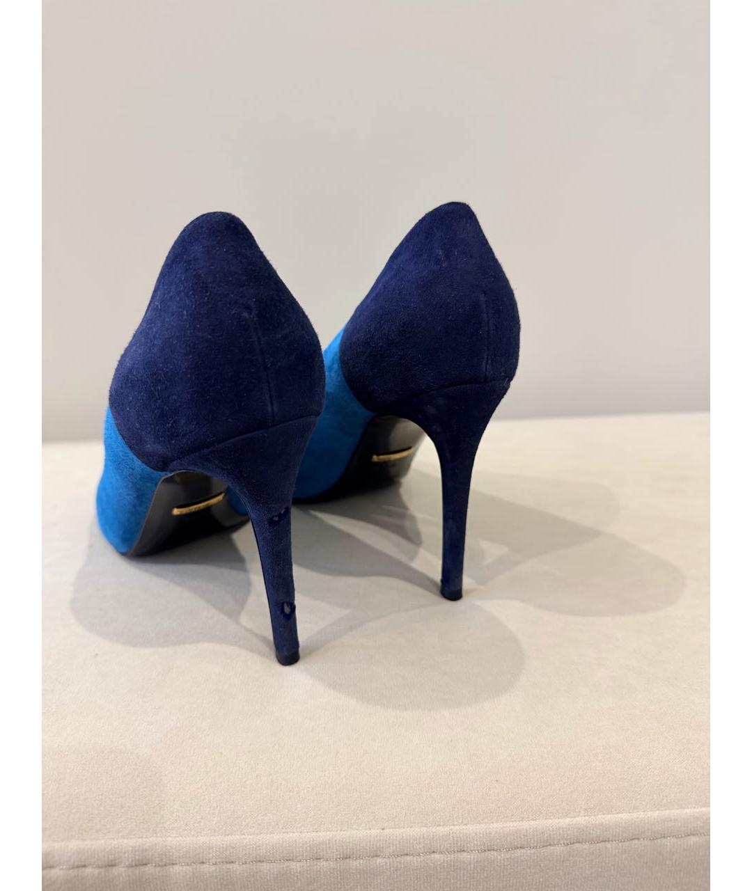 GUCCI Мульти бархатные туфли, фото 4