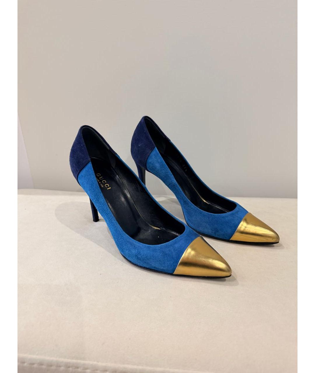 GUCCI Мульти бархатные туфли, фото 9