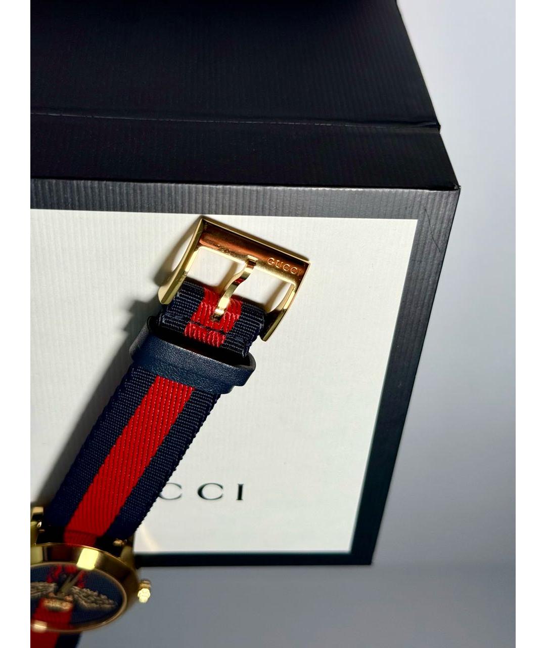 GUCCI Золотые стальные часы, фото 3