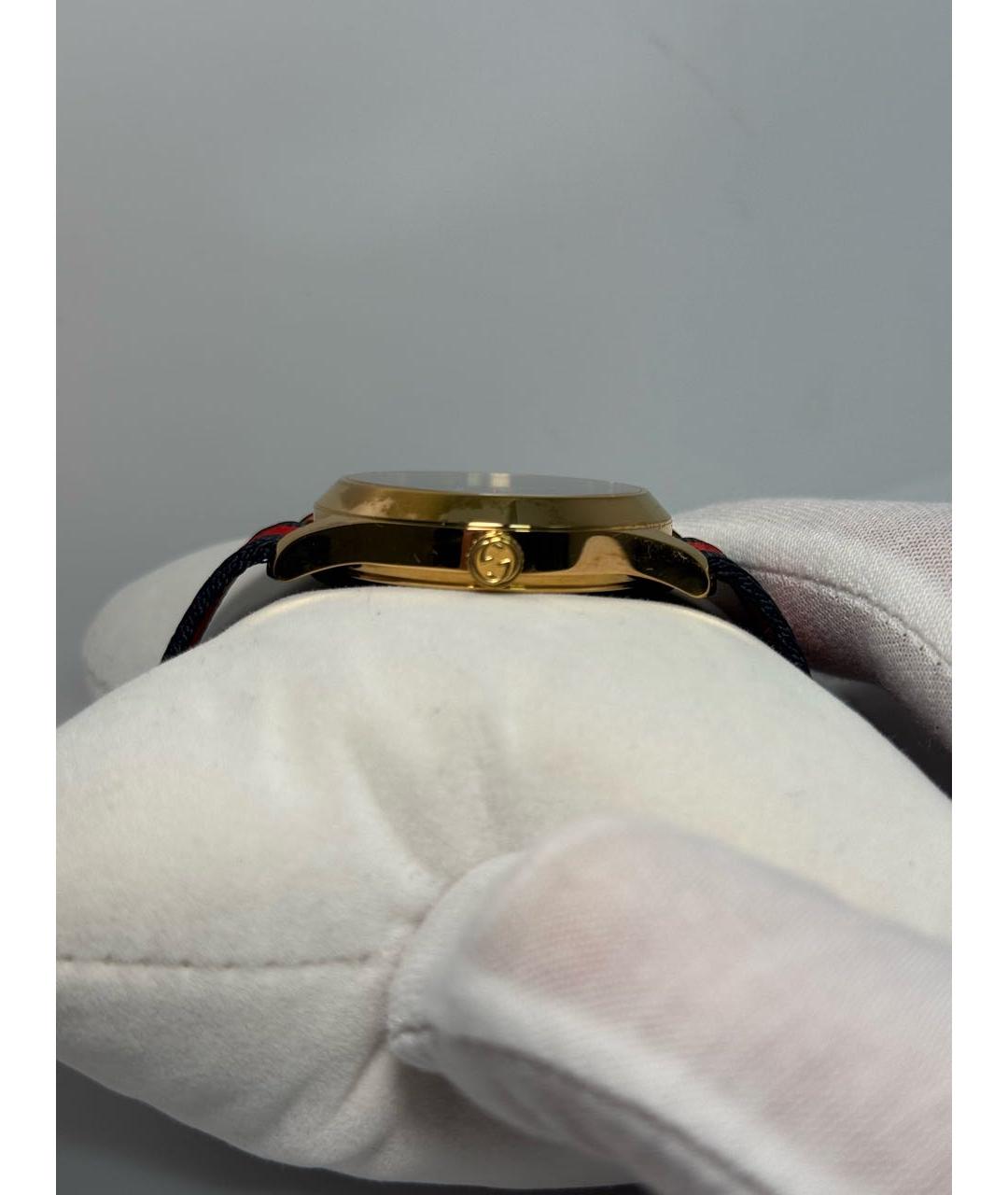 GUCCI Золотые стальные часы, фото 5