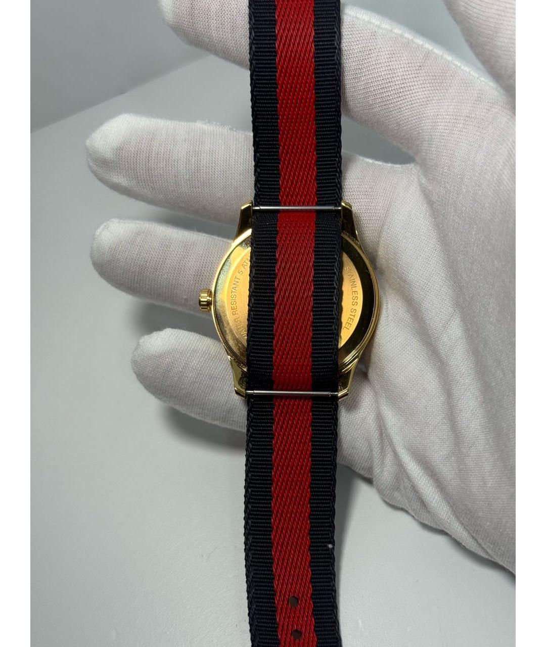 GUCCI Золотые стальные часы, фото 6