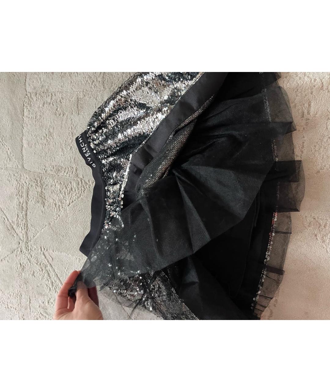 GIVENCHY Серебряная юбка, фото 7