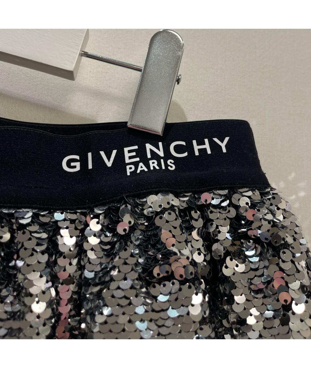 GIVENCHY Серебряная юбка, фото 6