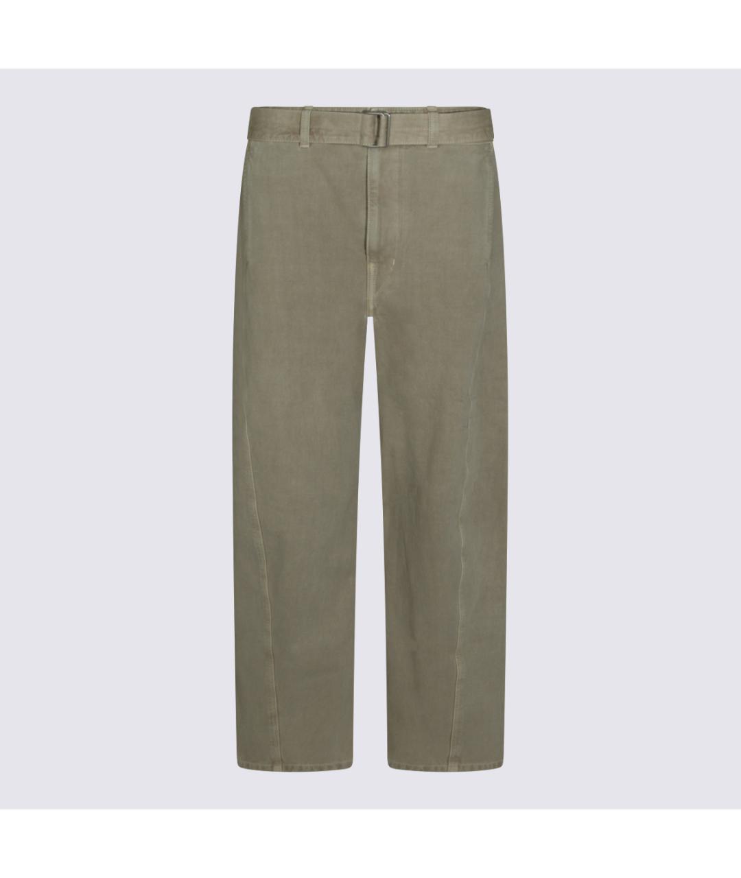 LEMAIRE Бежевые хлопковые прямые джинсы, фото 2