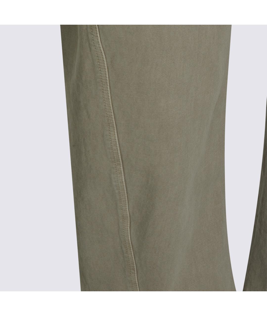 LEMAIRE Бежевые хлопковые прямые джинсы, фото 8