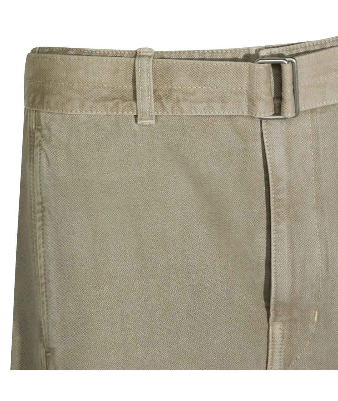 LEMAIRE Бежевые хлопковые прямые джинсы, фото 5