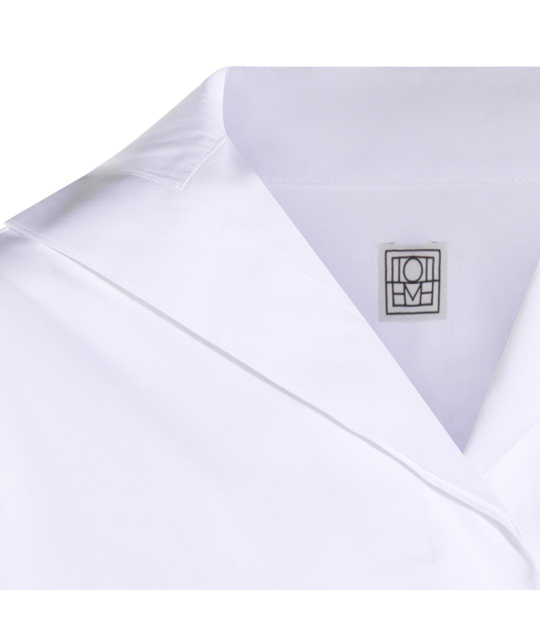 TOTEME Белая хлопковая рубашка, фото 4