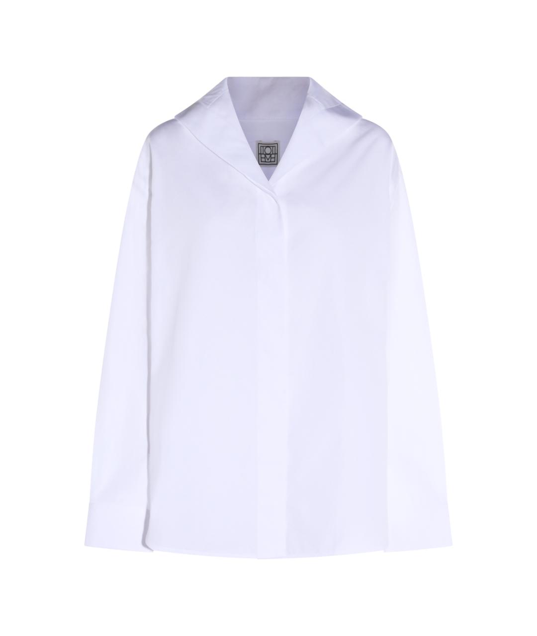 TOTEME Белая хлопковая рубашка, фото 1