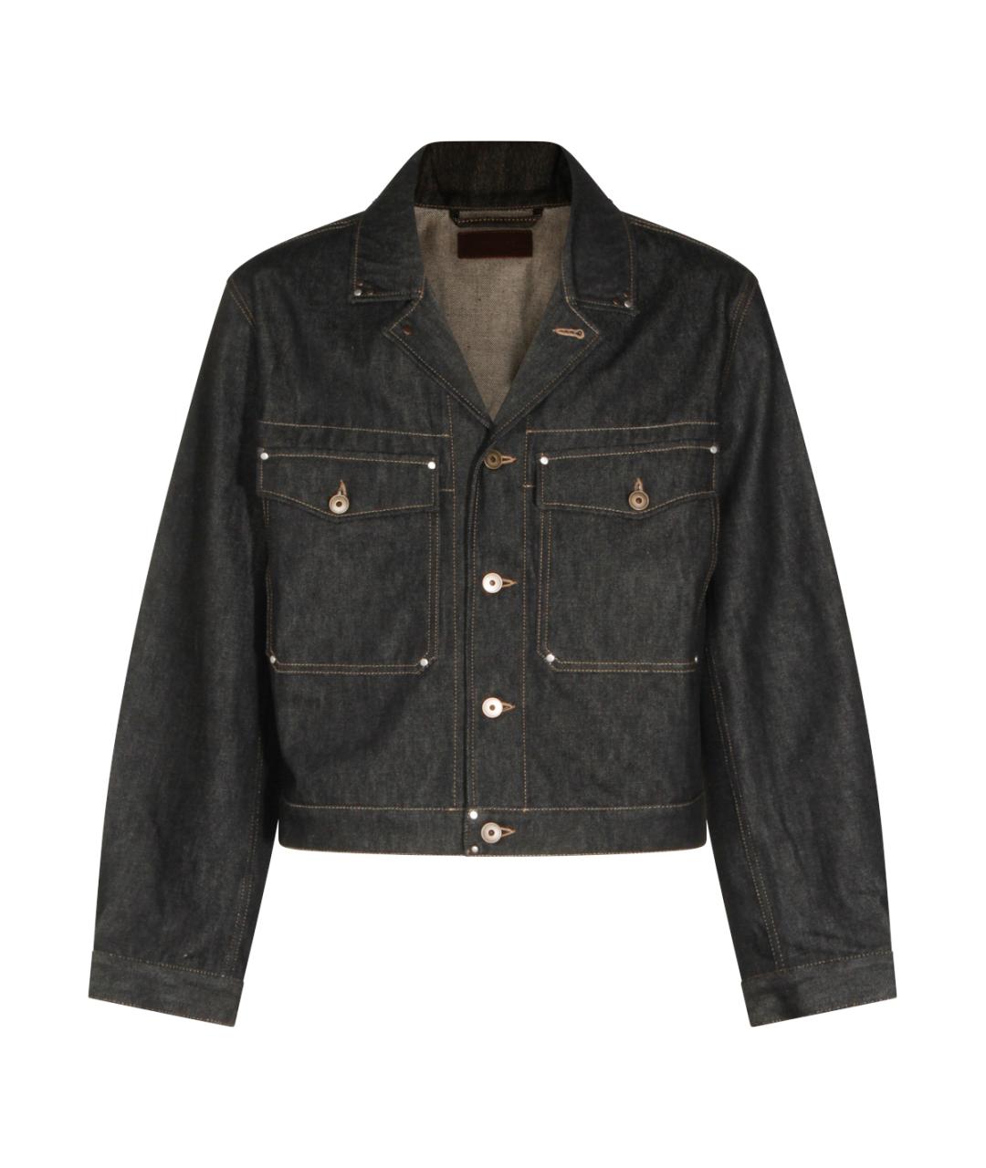 LEMAIRE Темно-синяя хлопковая куртка, фото 9